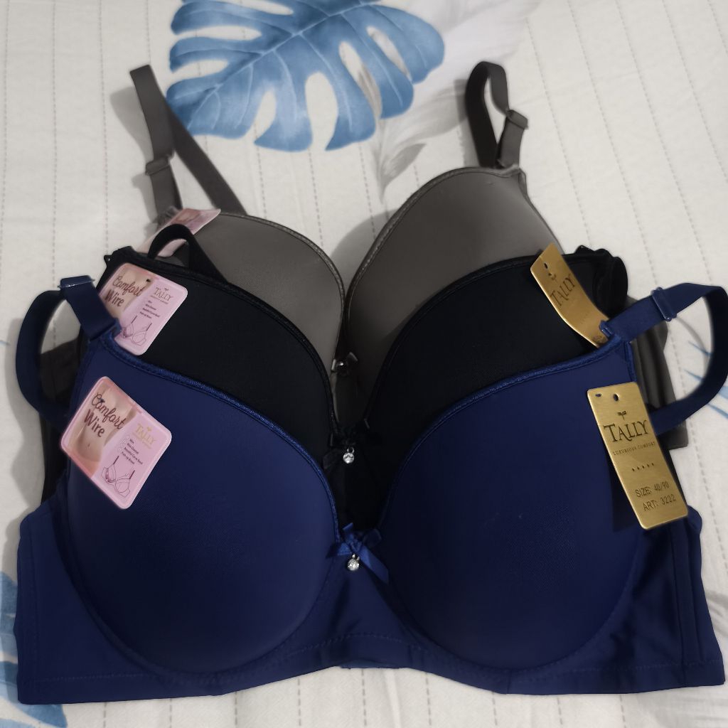PAKAIAN DALAM WANITA /BH/BRA TALLY COMFORT WIRE SIZE 40/90