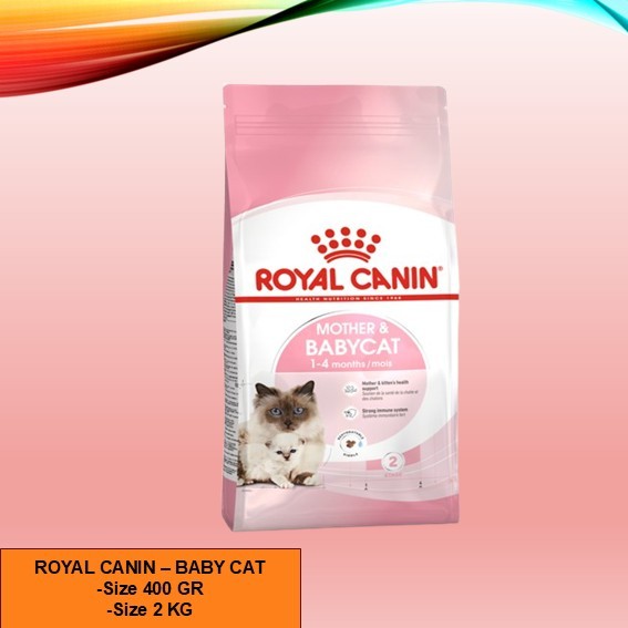 ( ROYAL CANIN BABY CAT ) / ROYAL CANIN / MAKANAN KUCING / CAT FOOD / PET FOOD