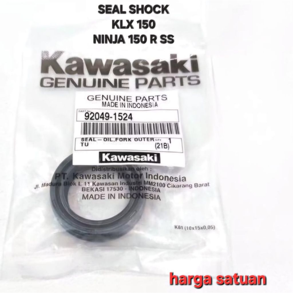 SEAL SIL SHOCK DEPAN NINJA 150 R KLX 150 ORIGINAL