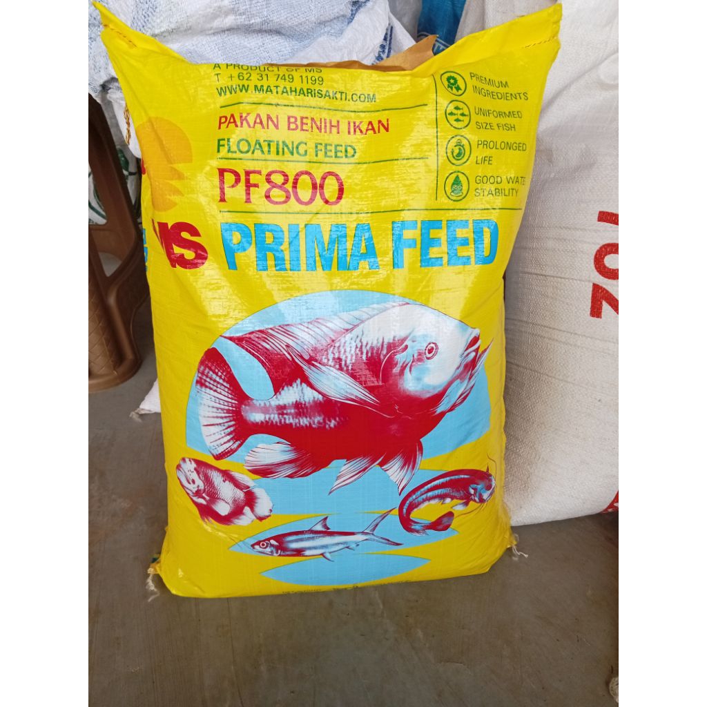 pf 800-pakan untuk benih ikan