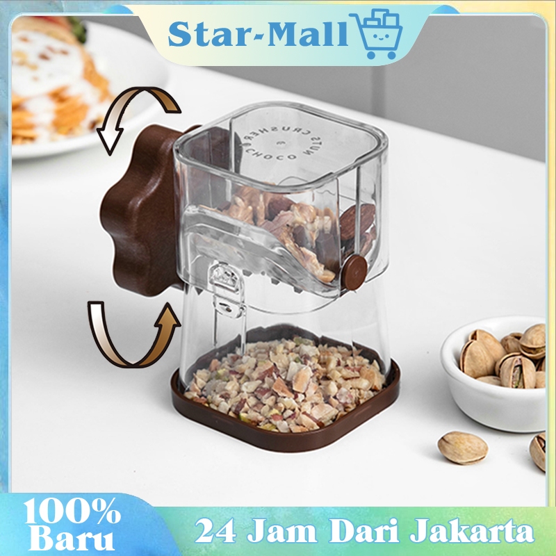 Chopper Manual Penghancur Kacang Nut Hand Masher Alat Penggiling Kacang Tanah Mini