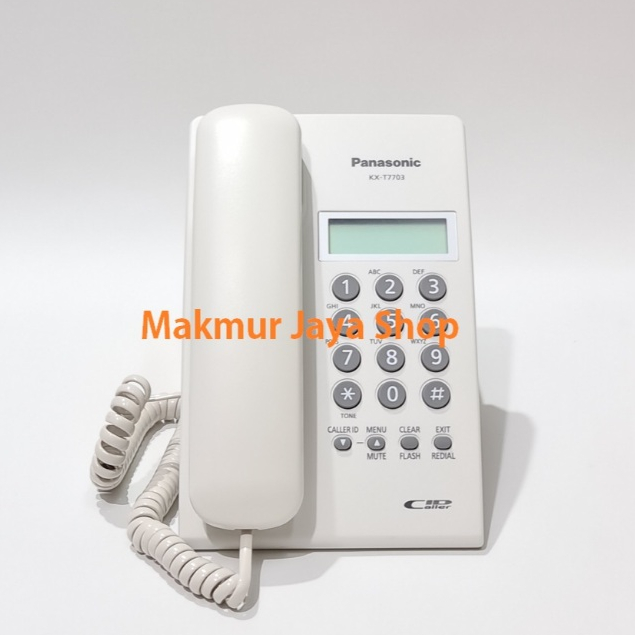 Telepon Kabel panasonic KX-T7703 Telepon Meja Kantor Panasonic KX-T7703X