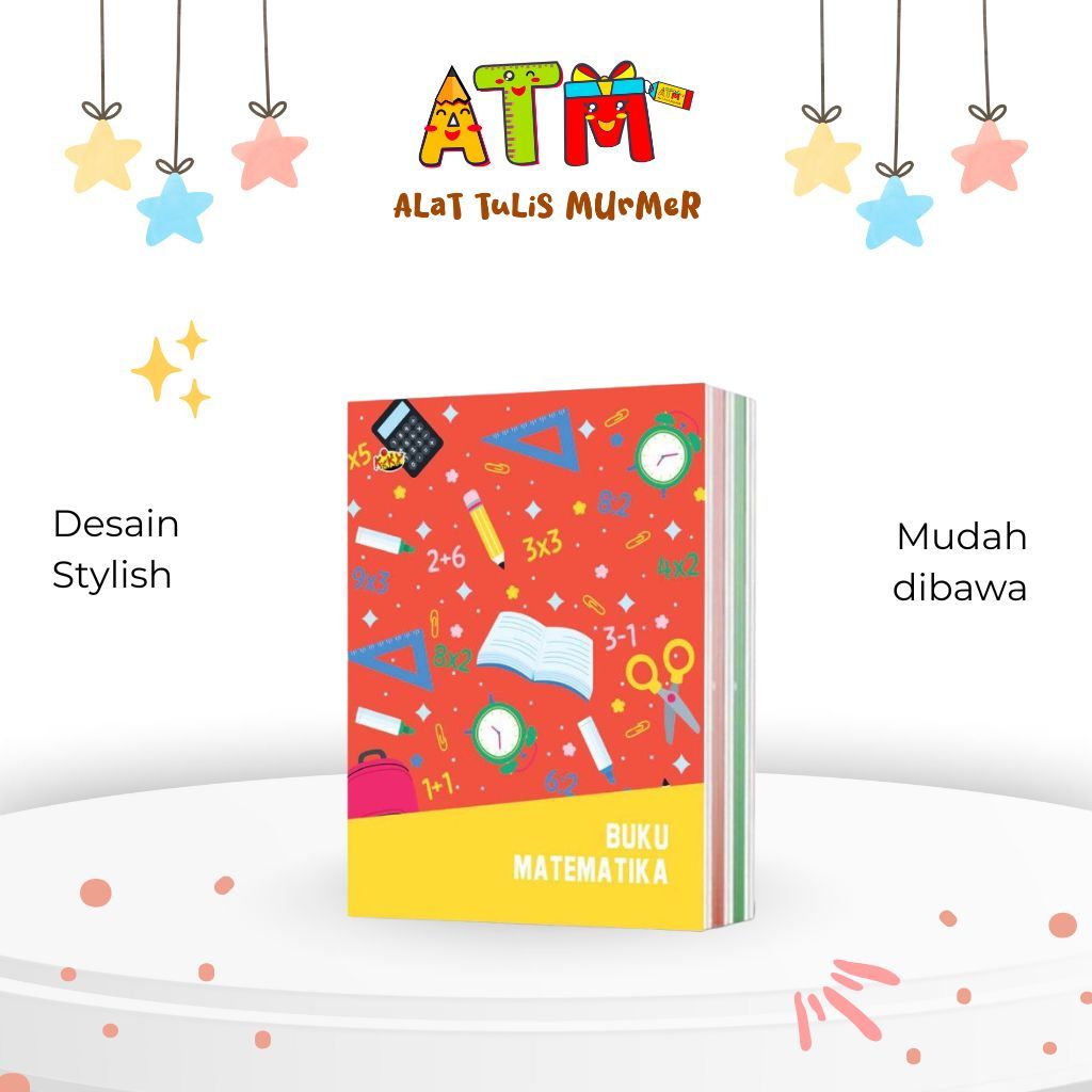 Buku Tulis/Buku Matematika/Kiky Buku Matematika 38 Polos Do Matc