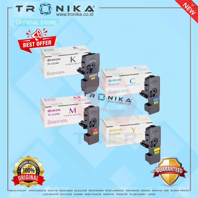 TONER CATRIDGE KYOCERA TK-5244 C (CYAN) UNTUK M5526cdw