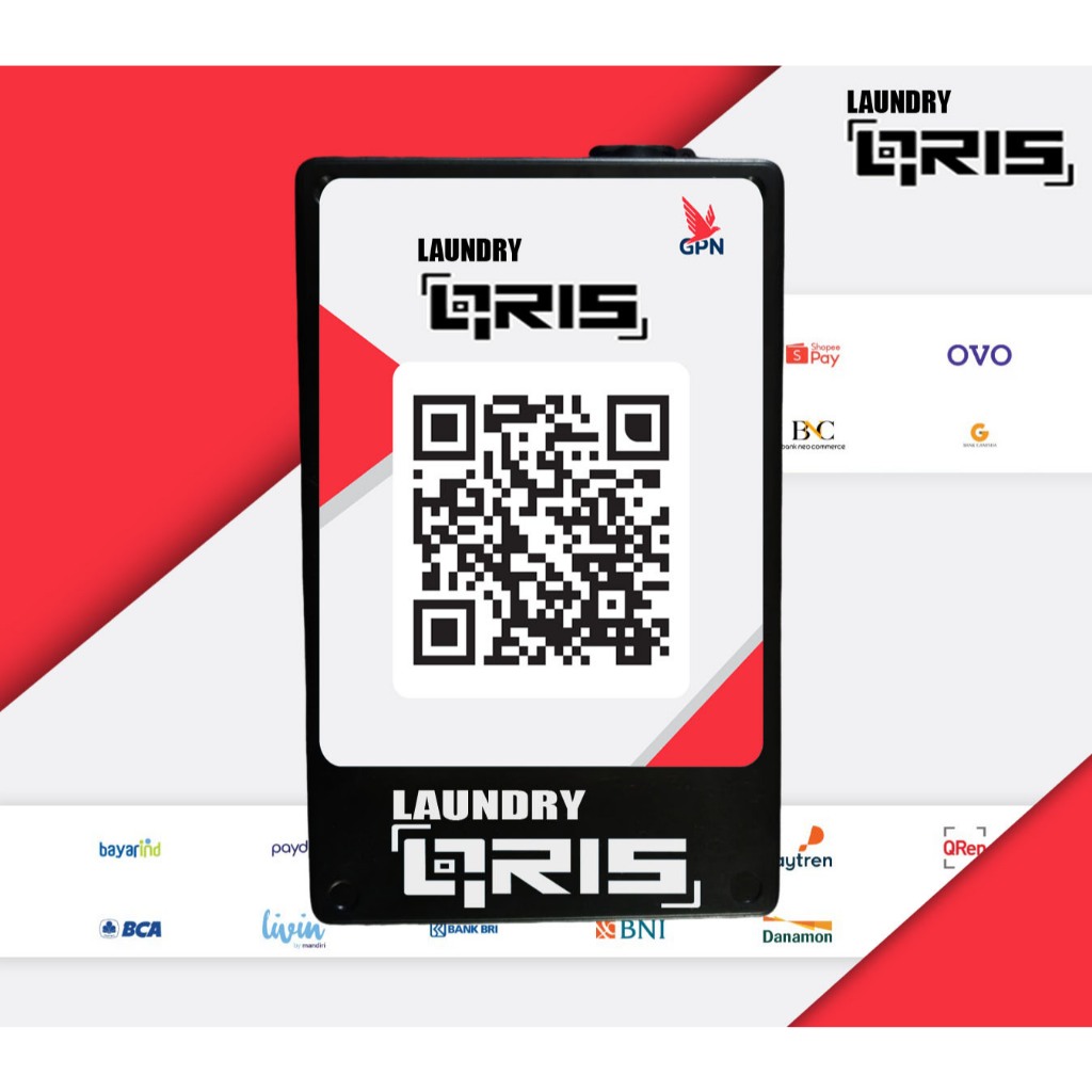 laundry self service Qris payment - snapbridge laundry autopilot menggunakan qris