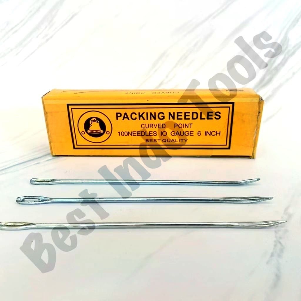 ISI 100 PCS JARUM JAHIT KARUNG GONI / BERAS 1 KOTAK 100 BUAH 6" INCH GLANGSING / PACKING NEEDLES BES