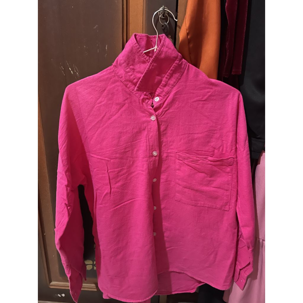 kemeja fushia