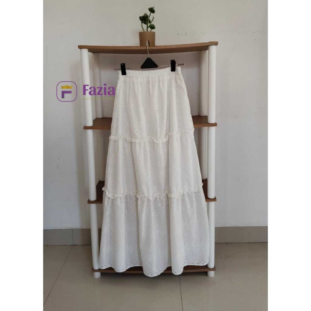 Rok Katun Bordir Bangkok Fashion Premium Full Puring