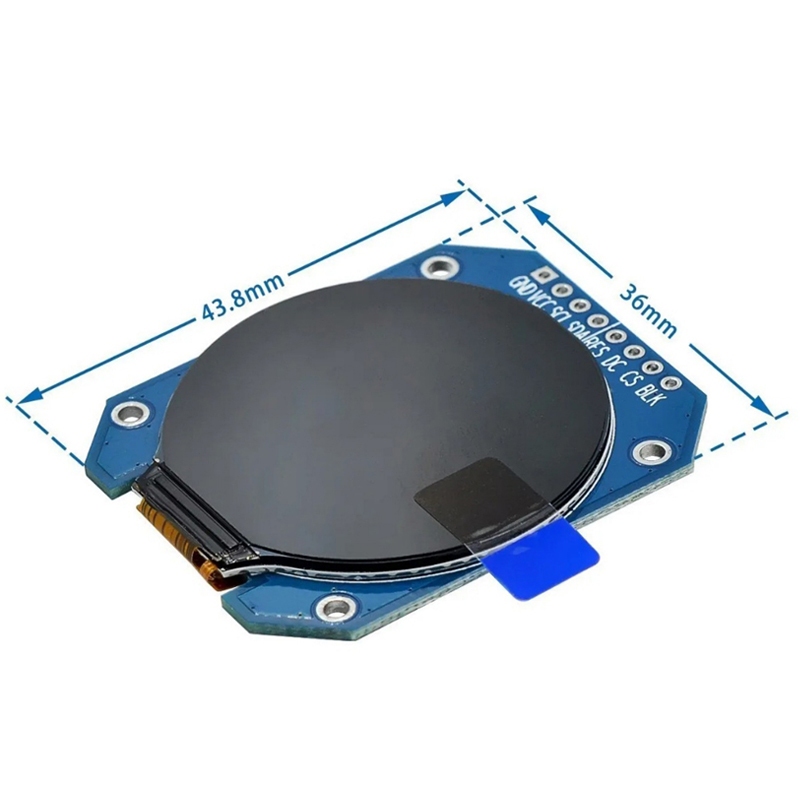 1.28 Inch Lcd Module Round Rgb / 240*240 Gc9a01 Full Color Modul Tft Display