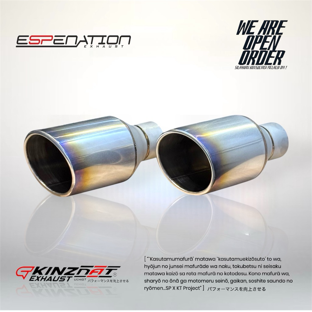 Muffler Tip Espenation - Muffler tip variasi ujung knalpot