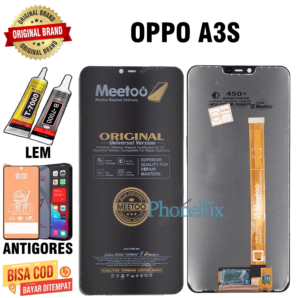 Lcd Touchscreen OPPO A3S Original Fullset Lcd OPPO A3S OEM Quality