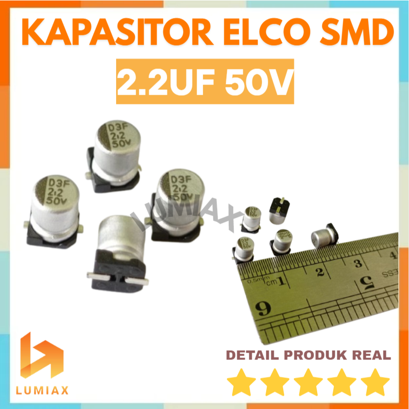 Solid kapasitor capasitor elko elco SMD 50V 50 v 2,2 uf 2,2uf 2.2 uF 2.2uf 50v 50 volt ORIGINAL