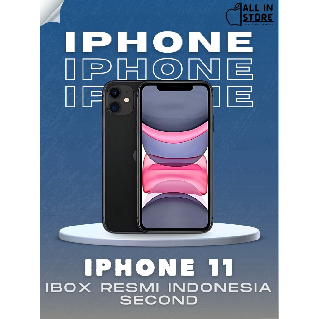 IPHONE 11 IBOX SECOND // FREE ADAPTOR ORI 20W // FREE TEMPERED GLASS // FREE CASING