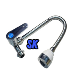 Kran Angsa flexibel - Kran Cuci Piring - Kran Air Angsa Fleksibel Dapur Bagus Murah Kepala putih