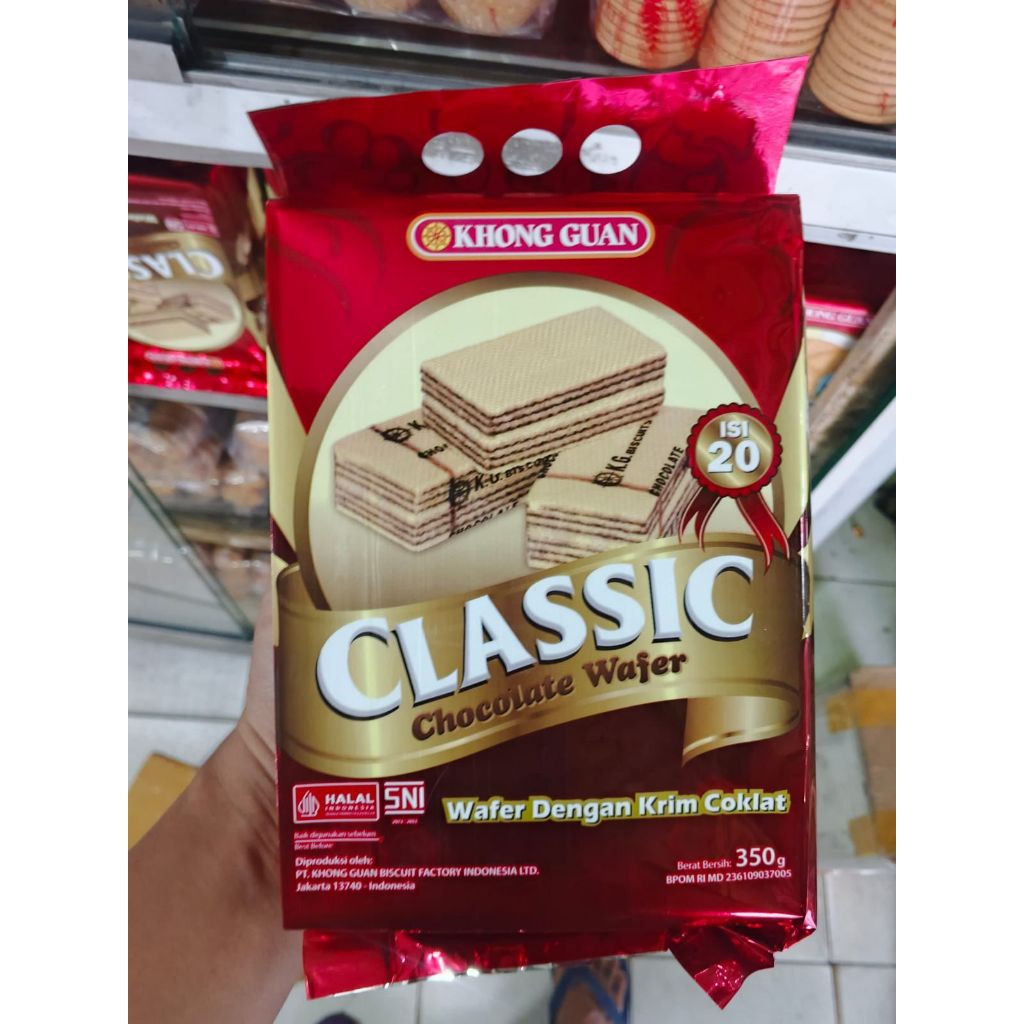 Khong Guan Wafer Classic 350gr / Wafer Khong Guan Classic