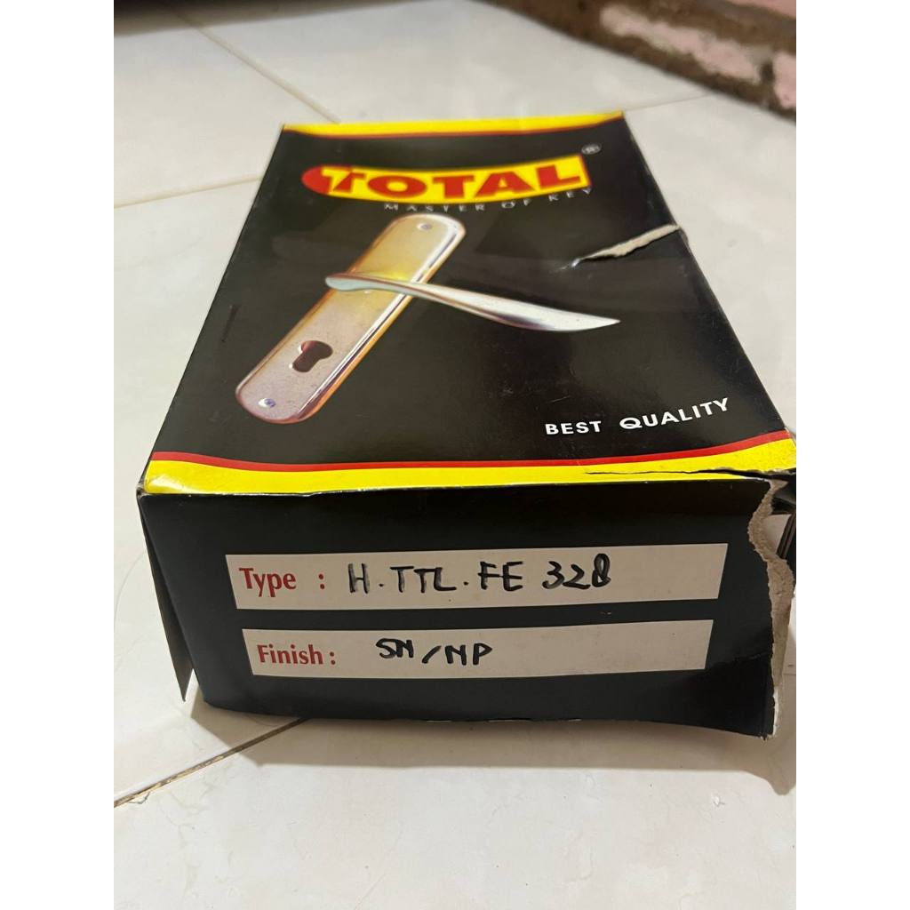 Sisa (Belum Kepakai) Handle Pintu Set Besar Kunci Pintu Set Besar Gagang Pintu Rumah Besar 25cm / To