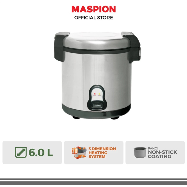 Maspion Rice Cooker Magic Com 6 Liter MMC-4015 BS