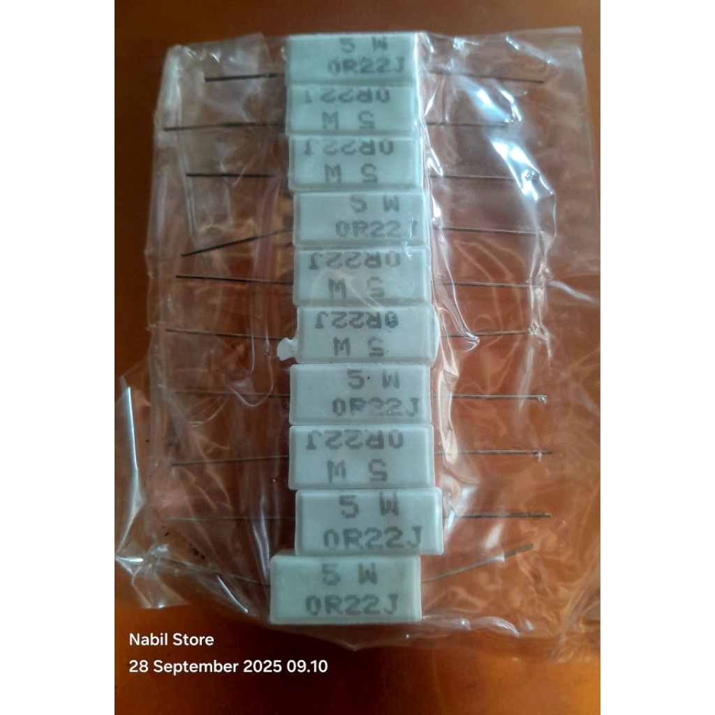 resistor 22ohm 5watt Kualitas Bagus