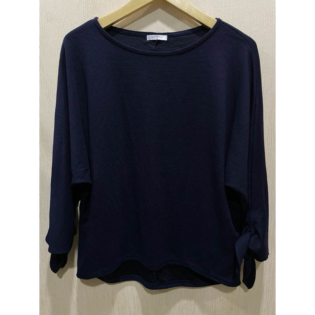 Atasan Wanita Biru Dongker Glacier