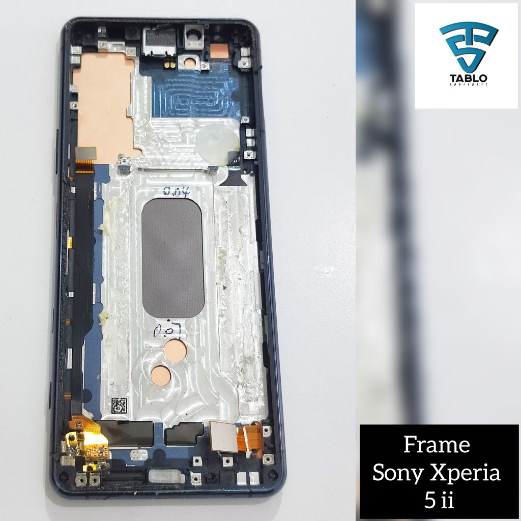 Frame tulangan tombol Sony Xperia 5 ii ori copotan hp