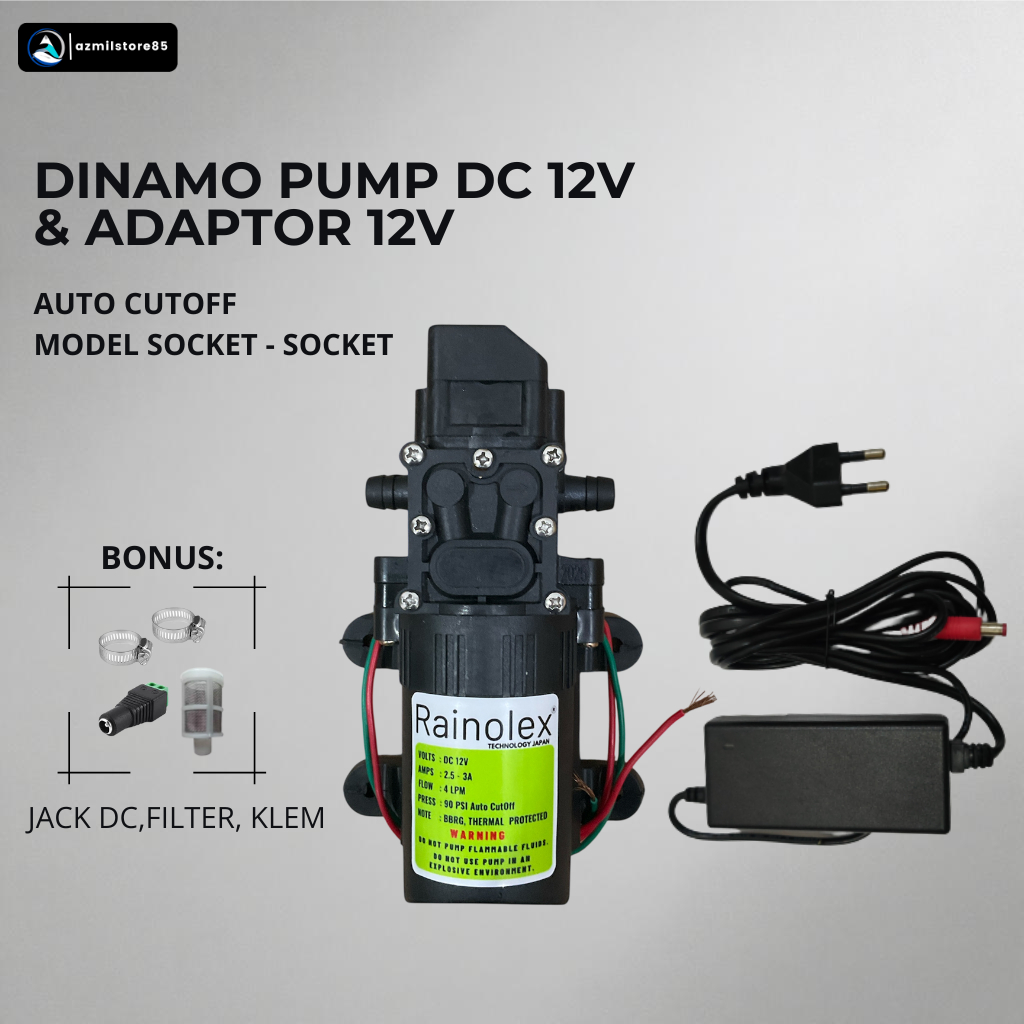 POMPA AIR DC 12V / CUCI MOBIL MOTOR / DINAMO POMPA SPRAYER / POMPA AIR