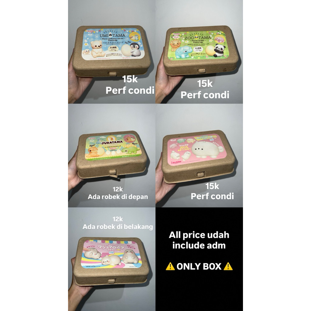 Ibloom Egg Gacha Box OP (HANYA BOX, NO SQUISHY)