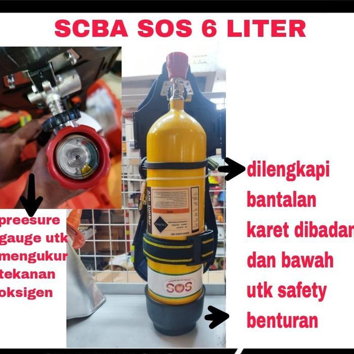 SCBA SOS Self Container Breathing Apparatus 6L berkualitas