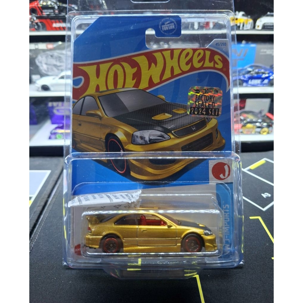 Hot Wheels Honda Civic Si Gold Factory Sealed 2024