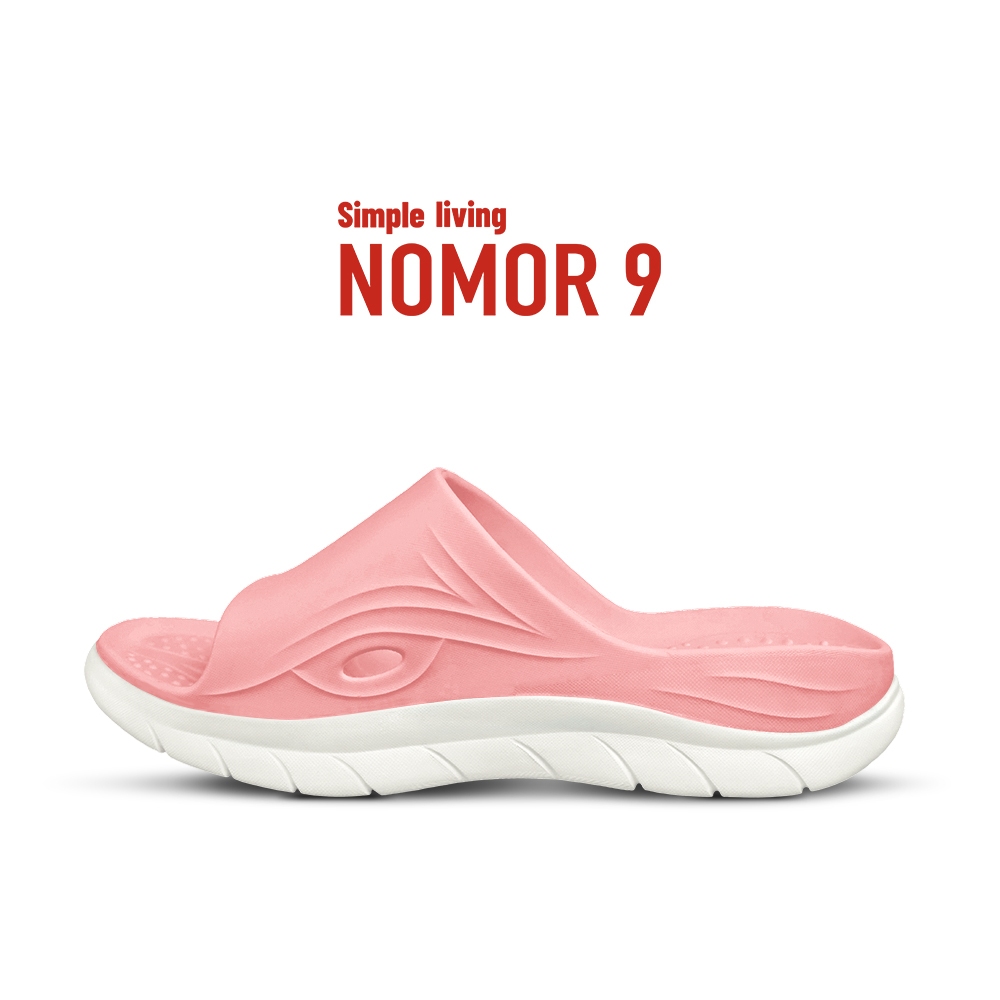 NOMOR 9 DuoRelief Sandal rehabilitasi olahraga, teknologi antibakteri ion perak, Arch Support,Bahan 