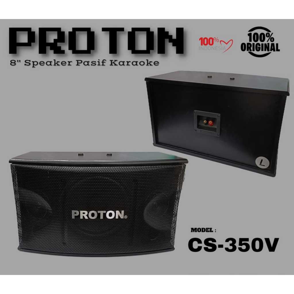 SPEAKER KARAOKE PASIF PROTON 8 INCH CS 350V