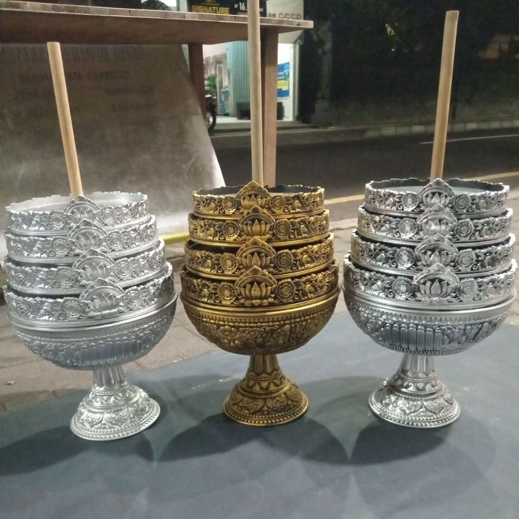 dulang susun 3 dan 4.bahan melamin.tidak mudah retak
