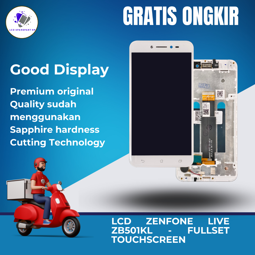 LCD ZENFONE LIVE ZB501KL - FULLSET TOUCHSCREEN