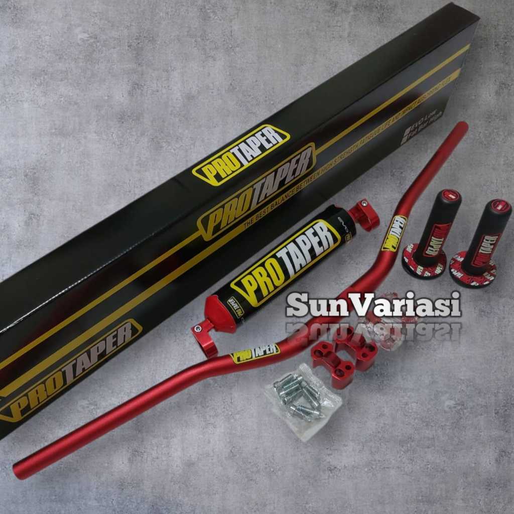 PAKET HEMAT STANG PROTAPER  LOW / PRO TAPER FATBAR stang protaper / stabiliser stang protaper / busa