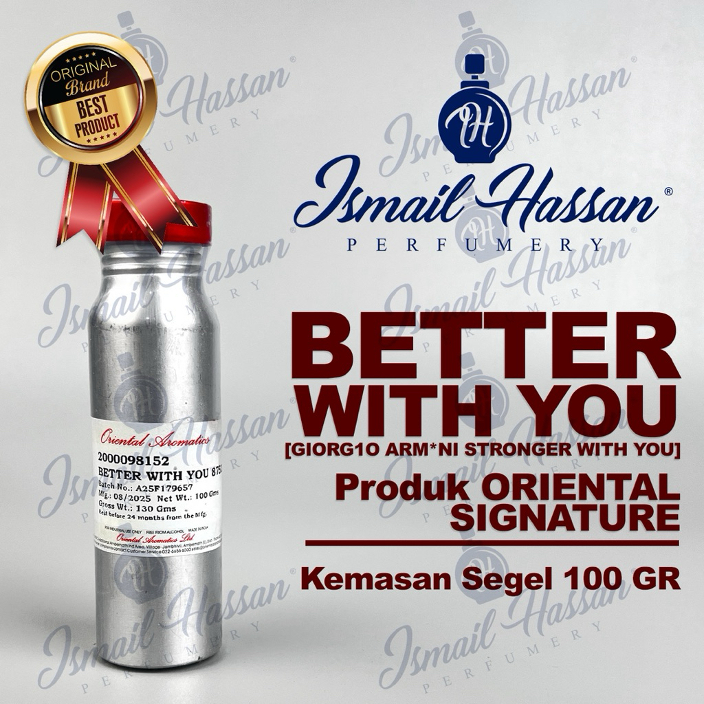 Bibit/Biang Parfum SIGNATURE Better With You/Stronger You Produk ORIENTAL AROMATICS Packing Segel 10