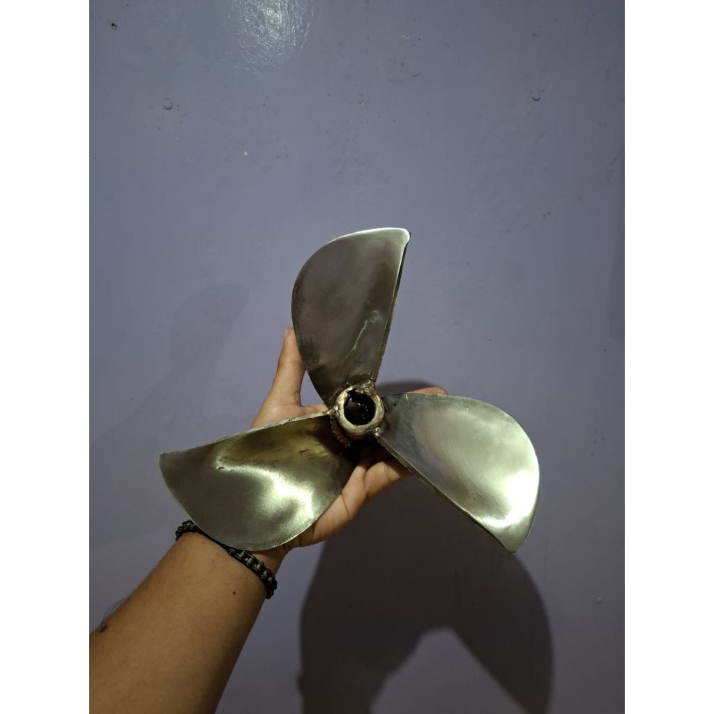 Kipas perahu/baling baling perahu balap KND 155 asli baja stainles