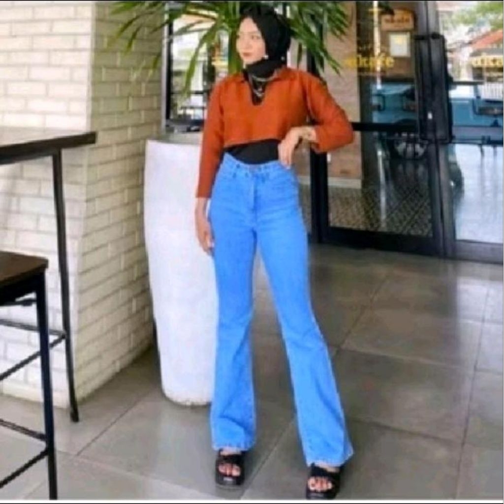 Cutbray highwaist/Cutbray jeans cewek/Celana cutbray jeans wanita dewasa viral