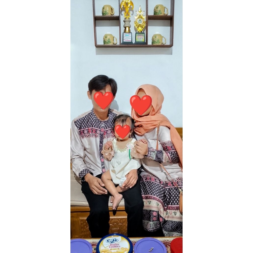 Baju raya Geulis idul Fitri couple sarimbit keluarga ibu busui ayah anak