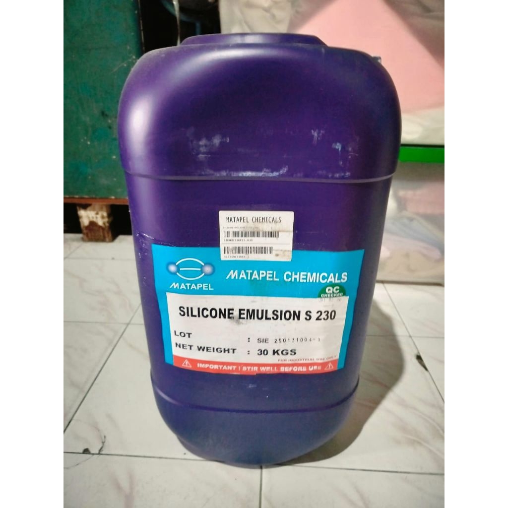 SILICON EMULSION S230 (MATAPEL)/PENGKILAP BODY MOBIL/PENGKILAP BAN @30 liter