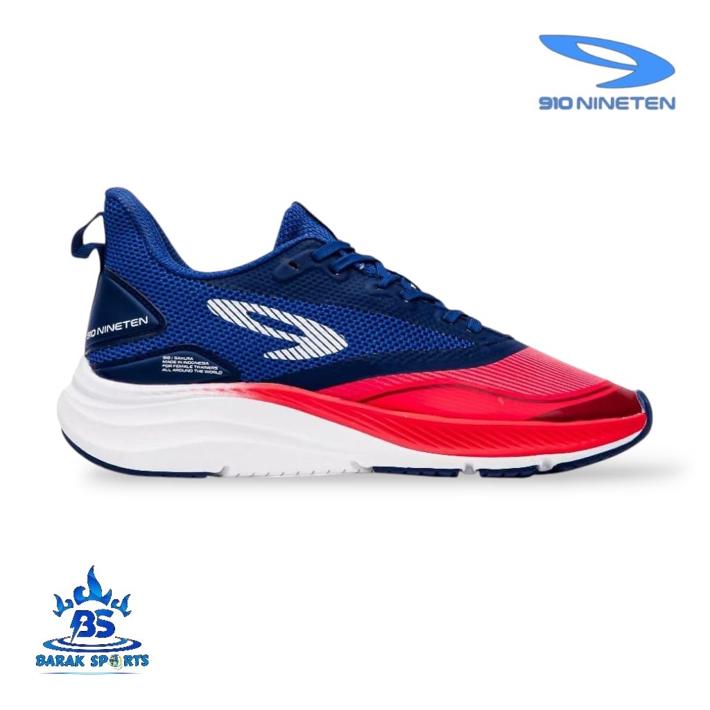 910 Nineten Original SAKURA - PUTIH / NAVY / MERAH, Sepatu Lari Wanita 910 Nineten Terbaru