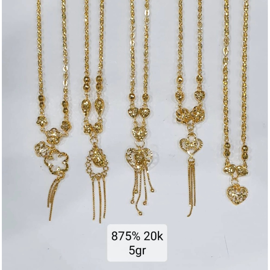 Kalung emas asli kadar 875 berat 5,1 gram