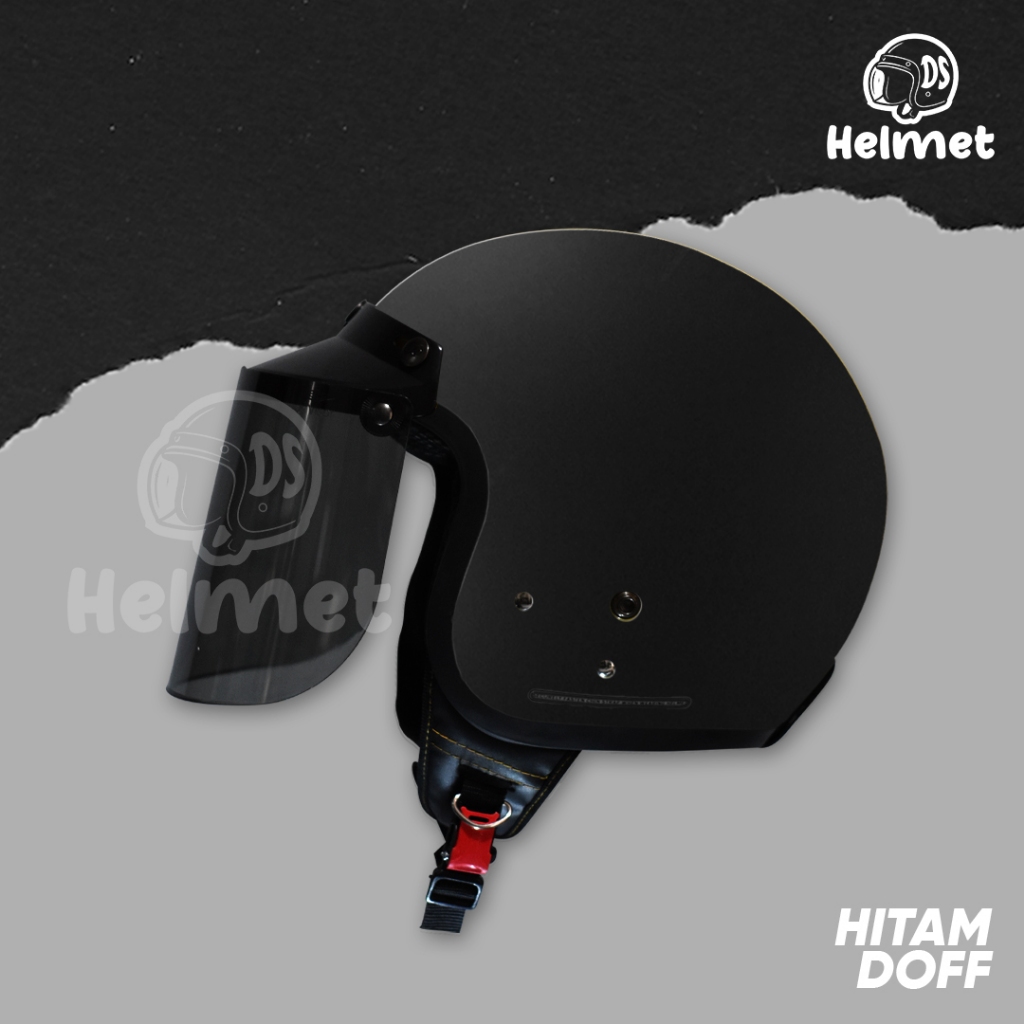 HELM CARGLOSS DOFF KACA DATAR