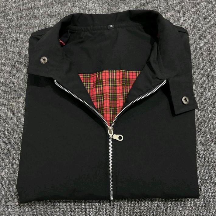 The Best Harrington Jacket Polos Lyne Black Original