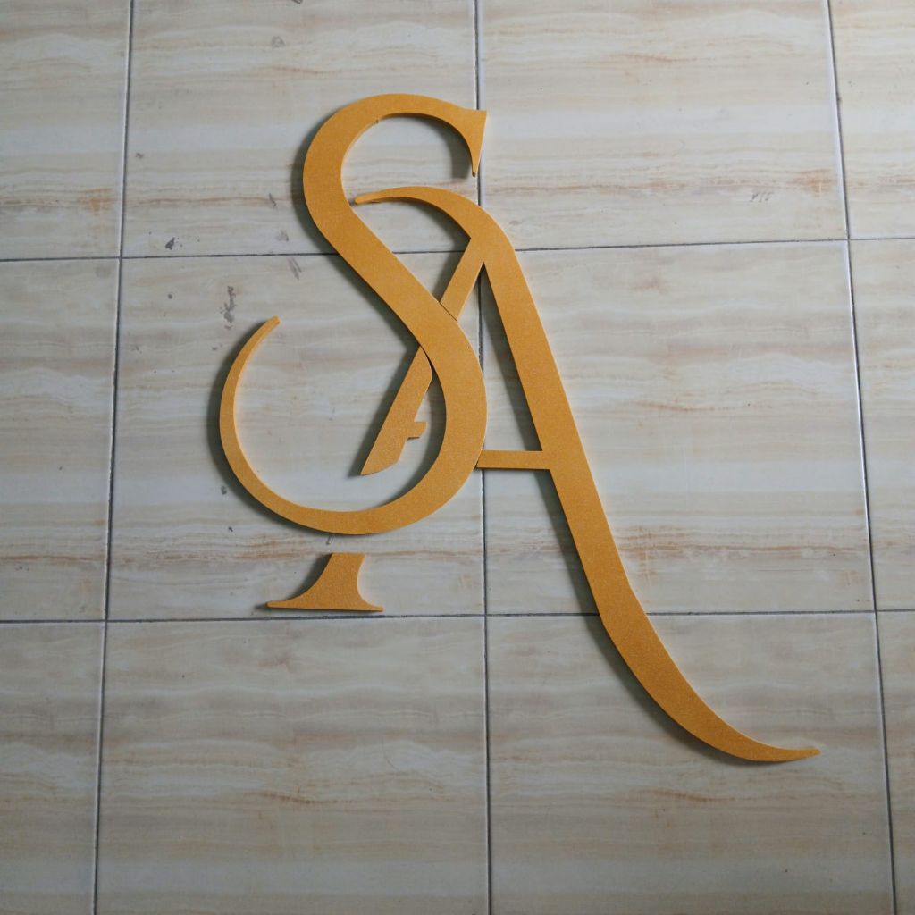 Huruf timbul bahan eva spon tinggi 35 cm tebal 1 cm huruf timbul spon eva