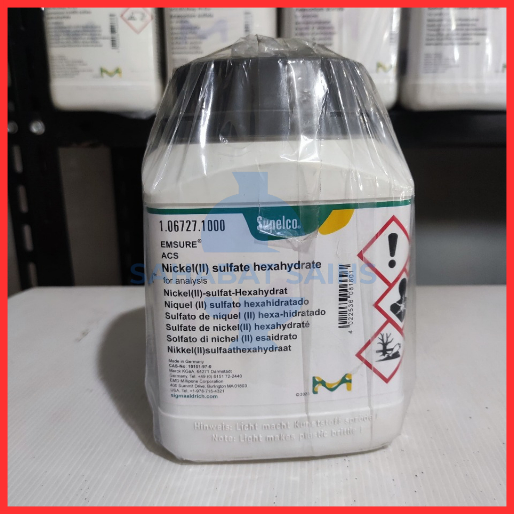 Nikel (II) Sulfat Heksahidrat 106727 / Nickel (II) Sulfate Hexahydrate Pro Analis / NiSO4.6H2O Origi