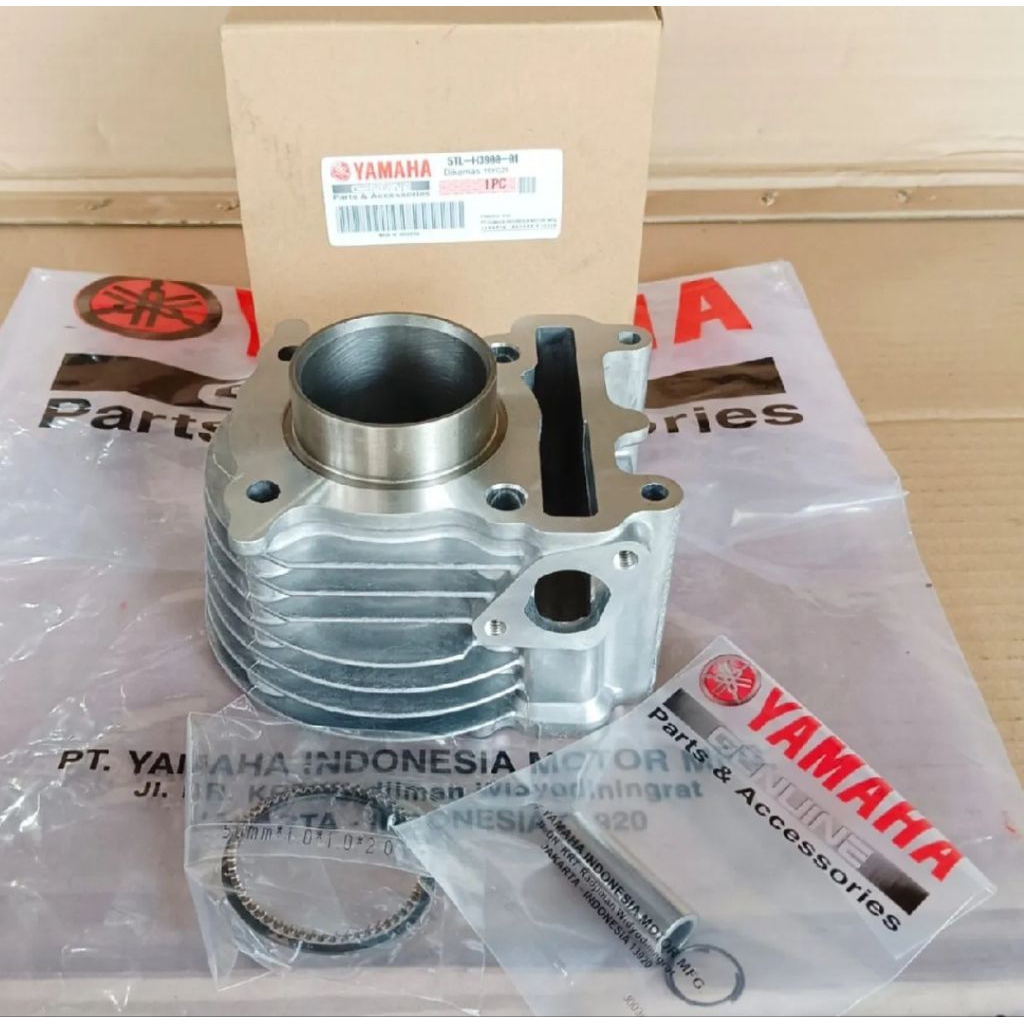 BLOK SEHER KOMPLIT YAMAHA 5TL MIO KARBU - MIO SPORTY - MIO SOUL KARBU + KOMPLIT SET RING SEHER /BLOK