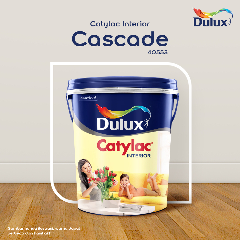 CAT DINDING DULUX CATYLAC INTERIOR CASCADE - 25 KG 40553  CAT TEMBOK DULUX CATYLAC