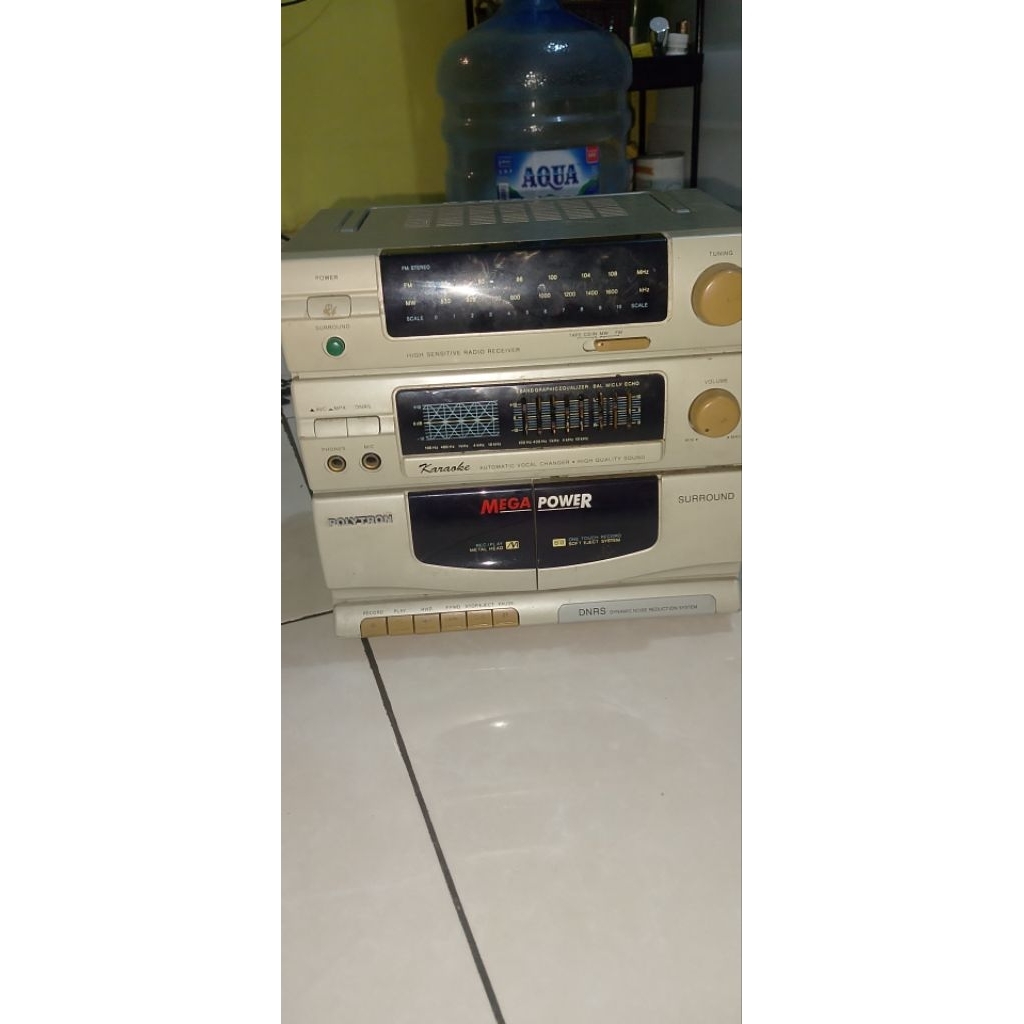 Head unit Radio Tape Compo Polytron Mega Power