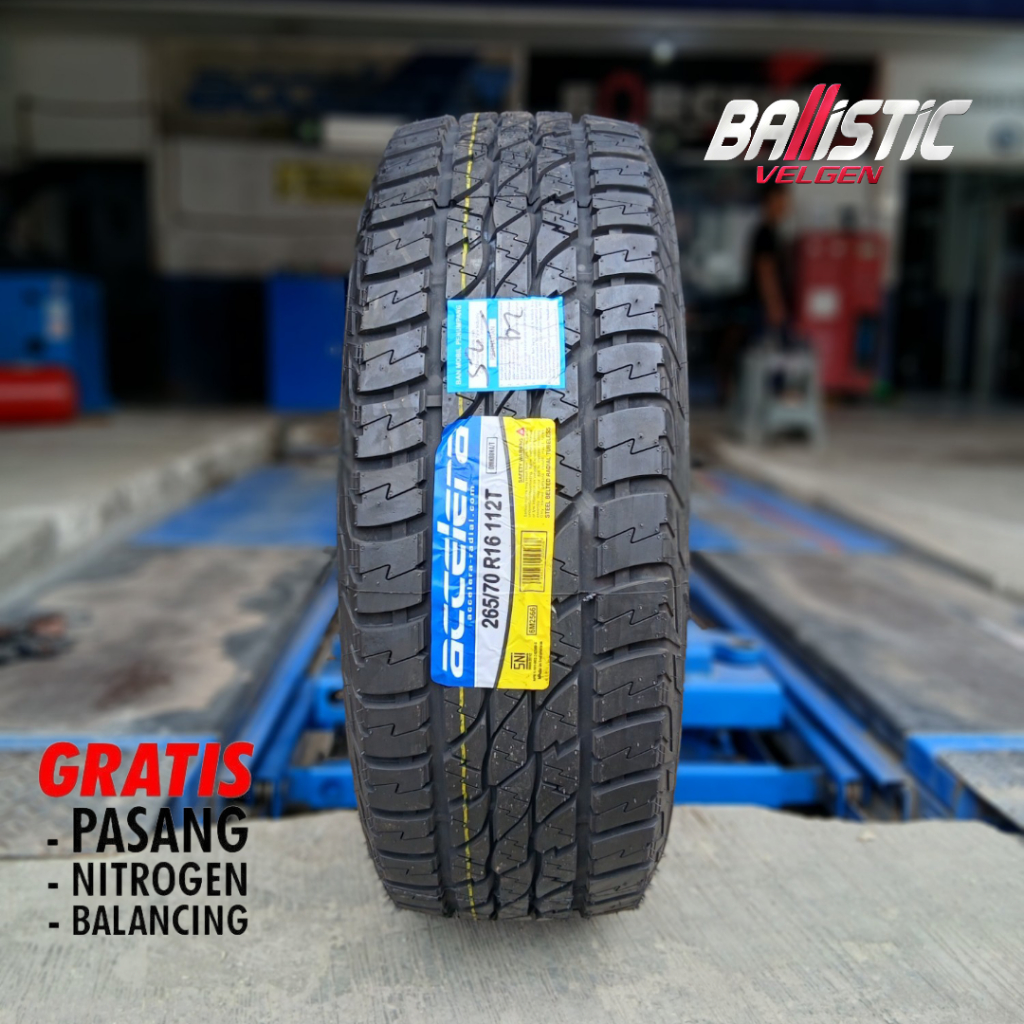 Ban Mobil Hilux R16 Ukuran 265 70 Ring 16 Accelera Omikron A/T Tubeless Radial 265/70 R16 Semi
