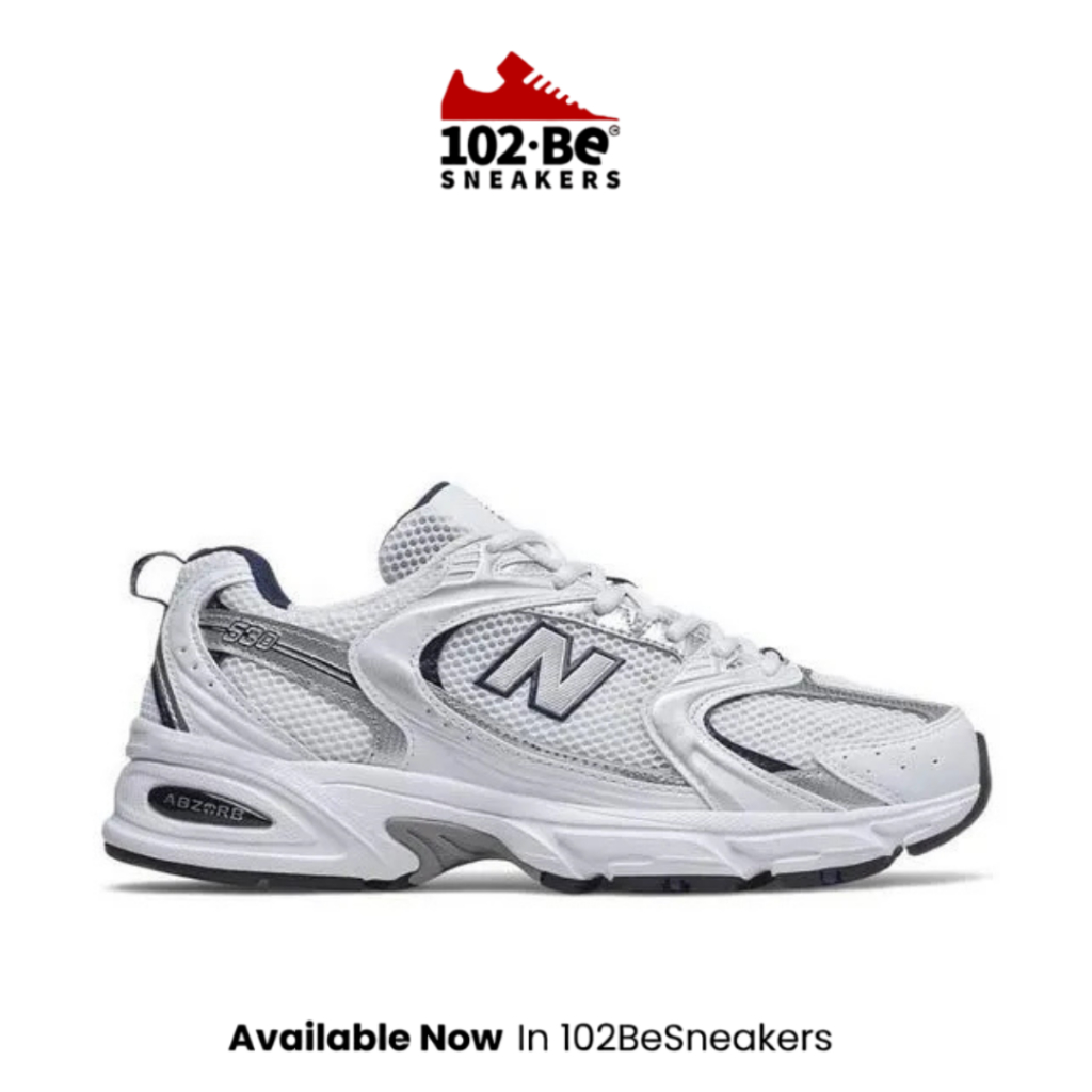 Sepatu NB MR530 Men's Sneakers Shoes - White with Natural Indigo NEWMR530SGD Original