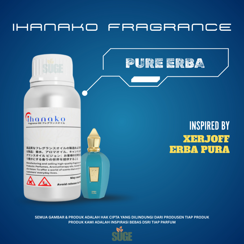 PURE ERBA  - XJ ERBA PURA | BIBIT PARFUM MURNI IHANAKO FRAGRANCE JAPAN